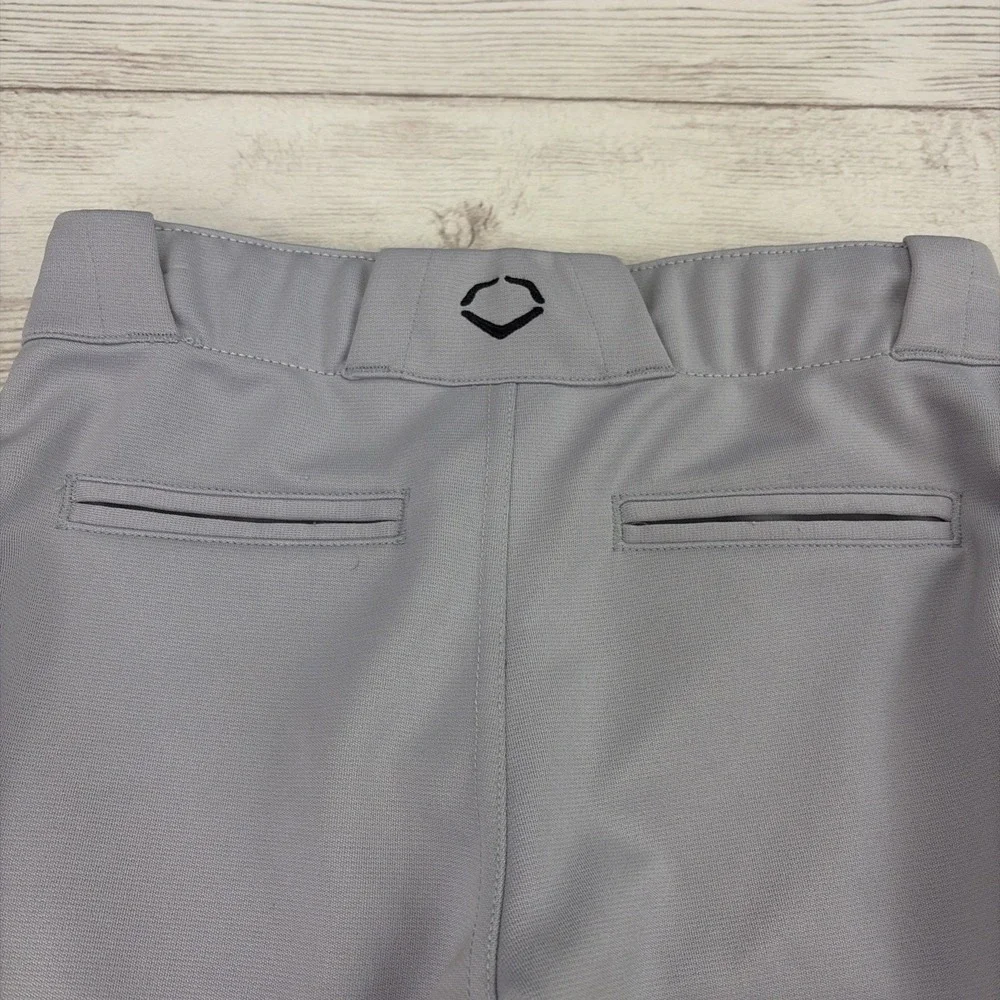 Evoshield Youth Boy's Large Gray Red Piping Baseball Pants Excellent